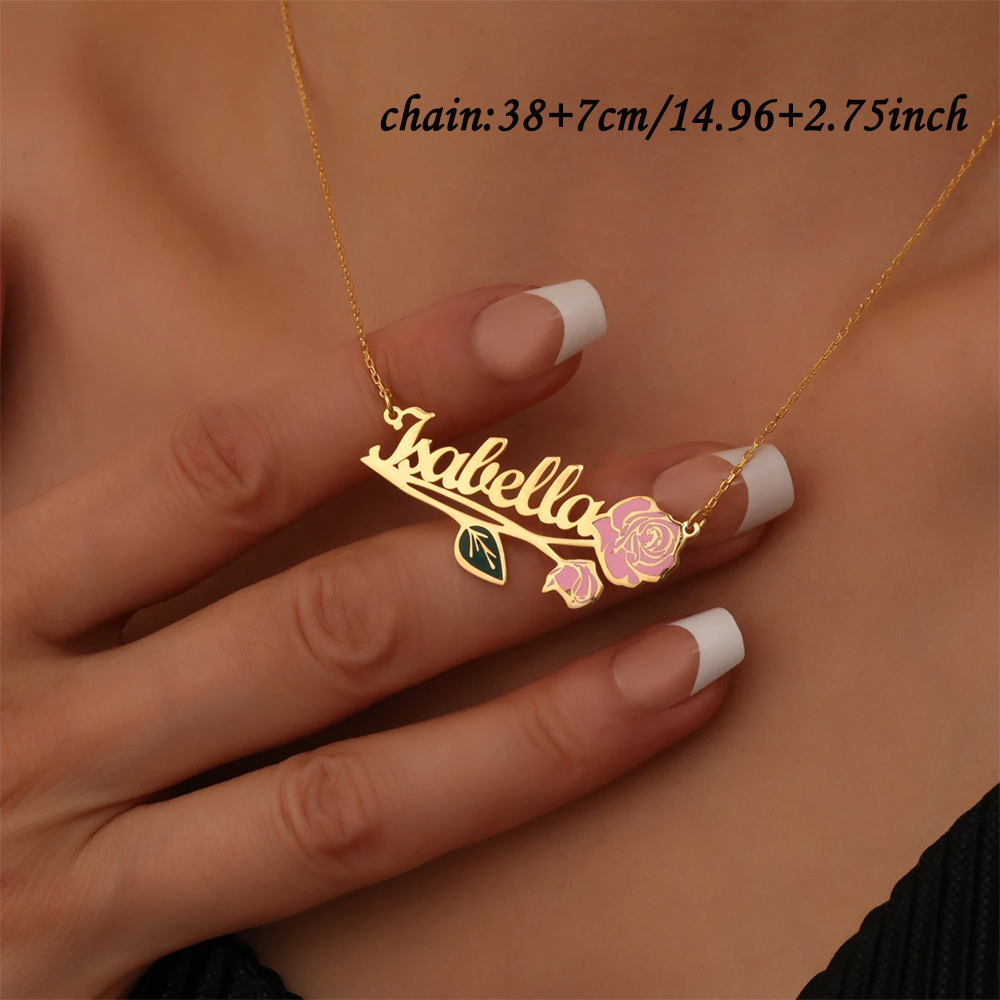 Personalized Colorfuls Birth F - đánh giá và giá Birth Flower Necklace