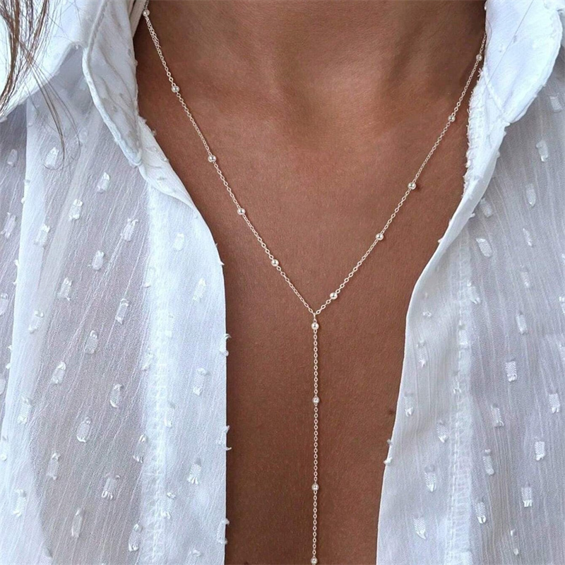 Vintage Gold Color Long Chain  - đánh giá và giá Birth Flower Necklace