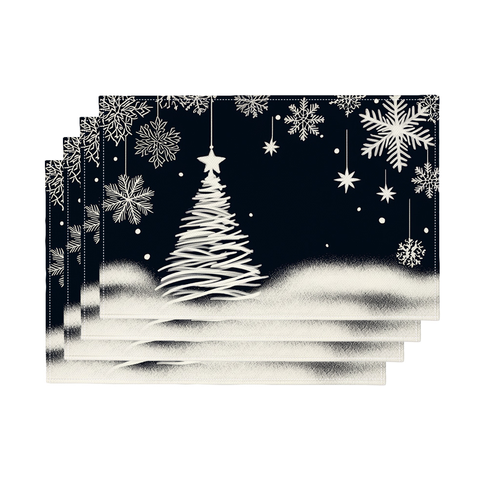 4‑Piece Festival Placemats, Ch - đánh giá và giá Family Tree Print