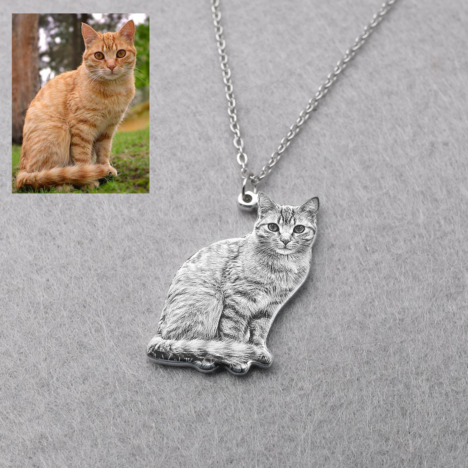 Cá Tính Thú Cưng Hình Vòng Cổ  - đánh giá và giá Pet Portrait Custom