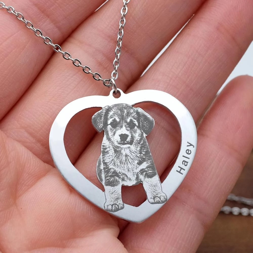 Cá Tính Thú Cưng Hình Vòng Cổ  - đánh giá và giá Pet Portrait Custom