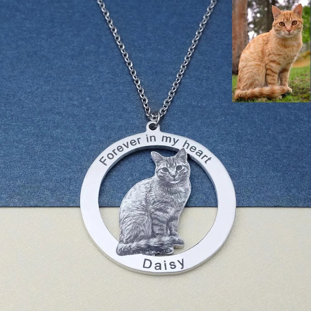 Cá Tính Thú Cưng Hình Vòng Cổ  - đánh giá và giá Pet Portrait Custom