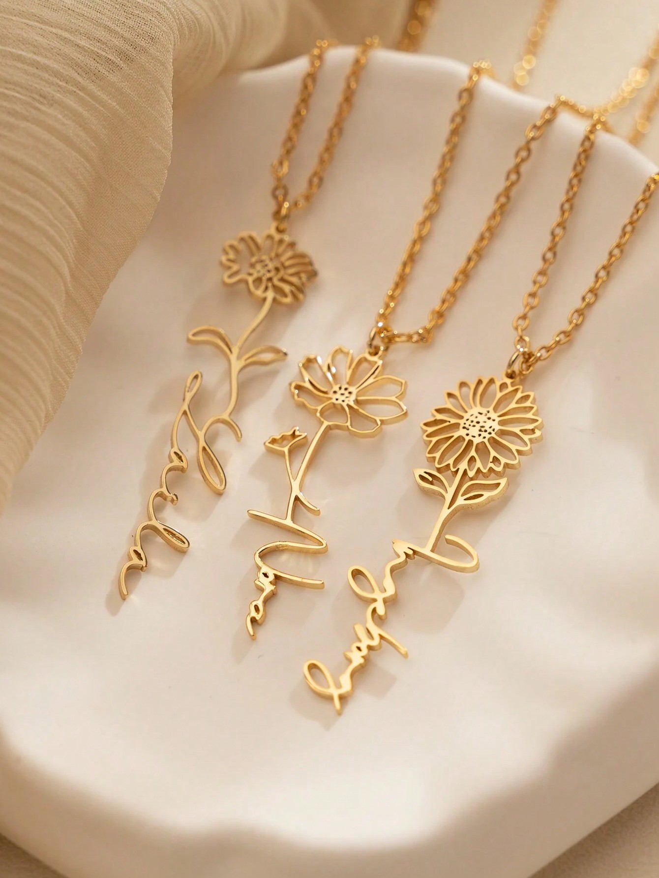 Custom 12Month Flower of Birth - đánh giá và giá Birth Flower Necklace