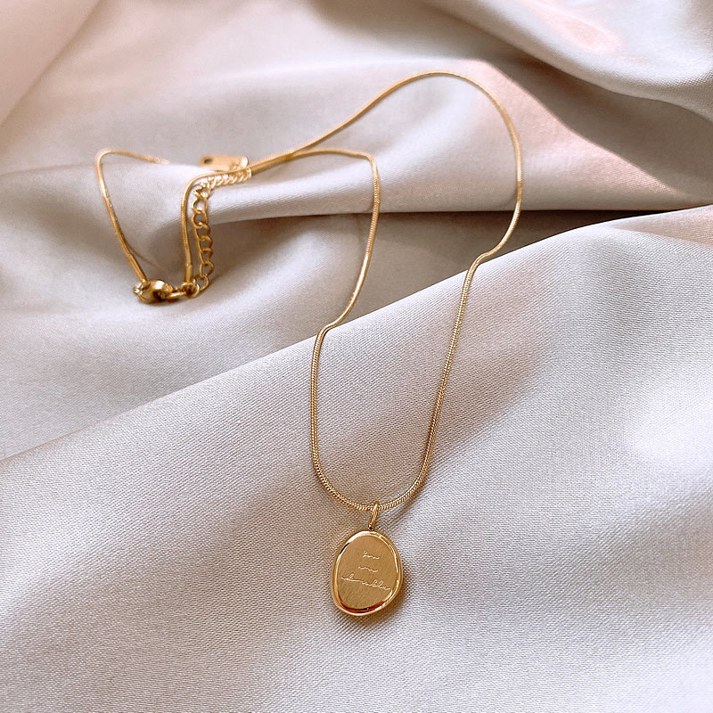 Gold Color Irregular English L - đánh giá và giá Birth Flower Necklace