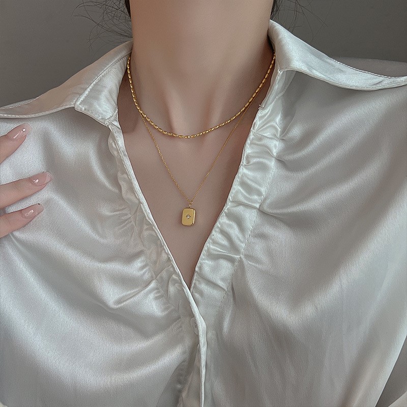 ANENJERY 316L Stainless Steel  - đánh giá và giá Birth Flower Necklace