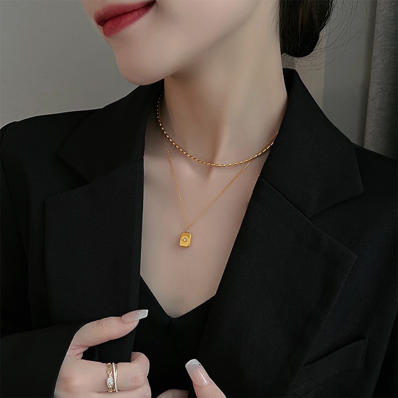 ANENJERY 316L Stainless Steel  - đánh giá và giá Birth Flower Necklace