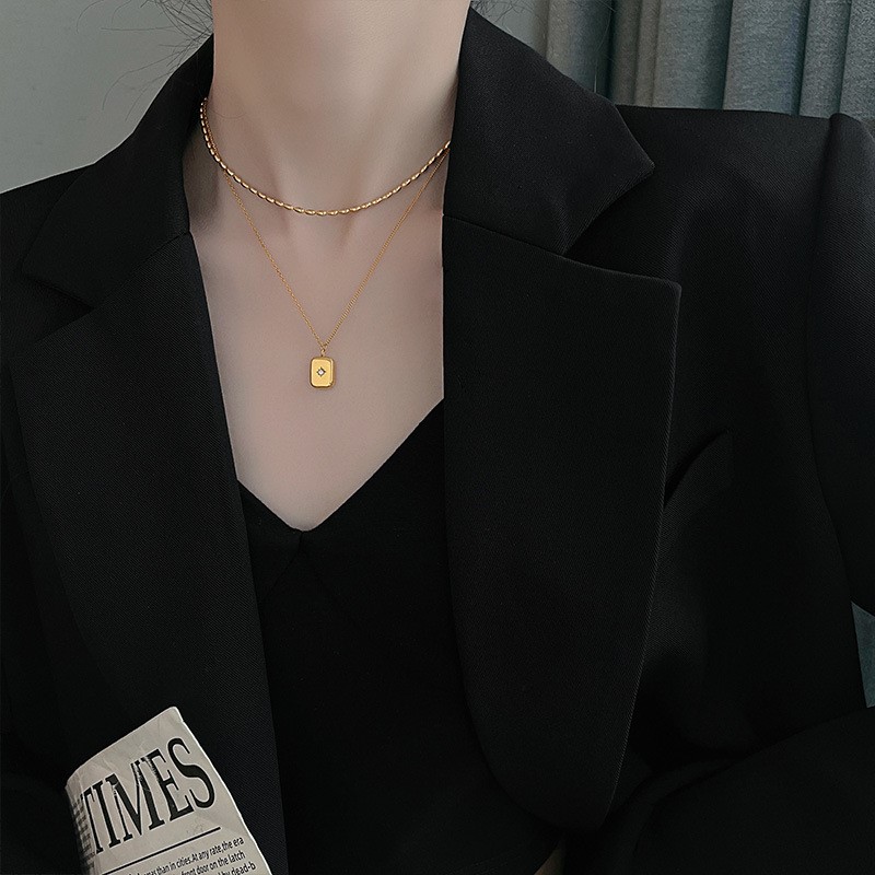 ANENJERY 316L Stainless Steel  - đánh giá và giá Birth Flower Necklace